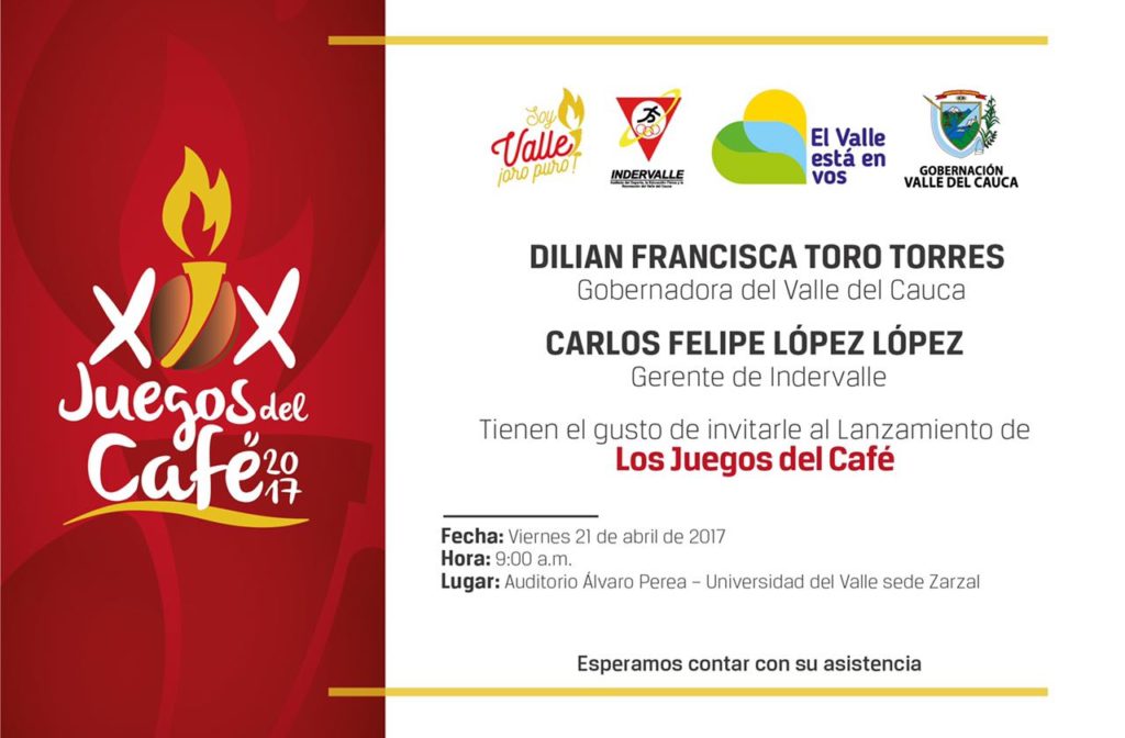 Tras ocho años, regresan los Juegos del Café al Valle del Cauca