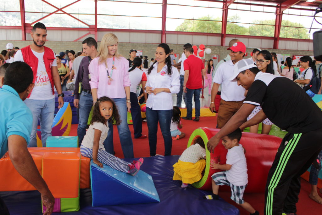 Los niños de Yumbo se la jugaron con el programa Psicomotricidad