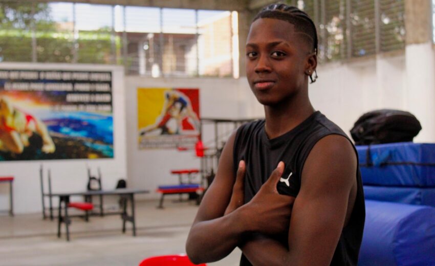 Cherian Nieva, el joven luchador del Valle que sueña con la gloria olímpica